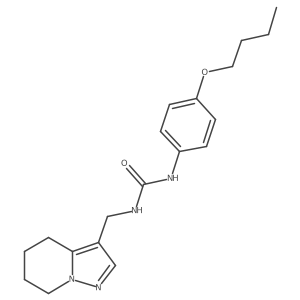 1-(4-Butoxyphenyl)-3-((4,5,6,7-tetrahydropyrazolo[1,5-a]pyridin-3-yl)methyl)urea Structure