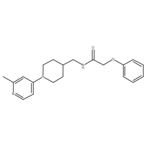 N-((1-(2-methylpyridin-4-yl)piperidin-4-yl)methyl)-2-phenoxyacetamide Structure