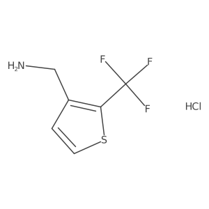 [2-(Trifluoromethyl)thiophen-3-yl]methanamine hydrochloride Structure