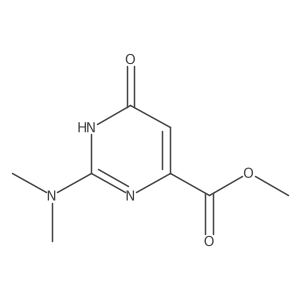 Methyl 2-(dimethylamino)-6-hydroxypyrimidine-4-carboxylate Structure