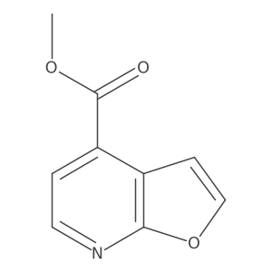 Methyl furo[2,3-b]pyridine-4-carboxylate结构式