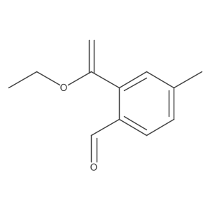 2-(1-Ethoxyethenyl)-4-methylbenzaldehyde结构式
