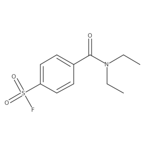 4-(Diethylcarbamoyl)benzene-1-sulfonyl fluoride Structure