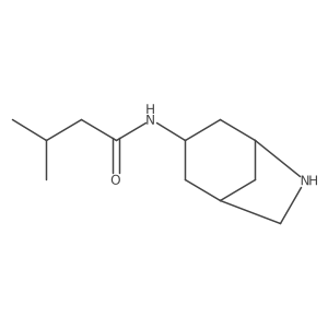 N-{6-azabicyclo[3.2.1]octan-3-yl}-3-methylbutanamide Structure