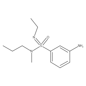 3-[N-ethyl-S-[methyl(propyl)amino]sulfonimidoyl]aniline结构式