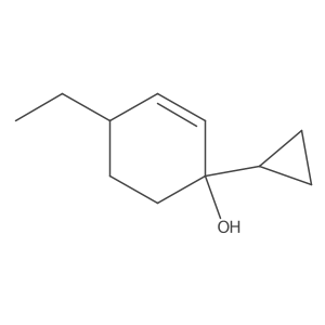 1-Cyclopropyl-4-ethylcyclohex-2-en-1-ol Structure