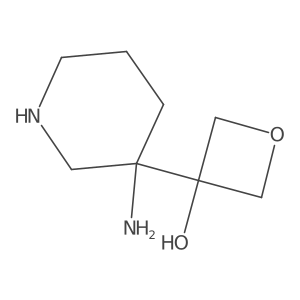 3-(3-Aminopiperidin-3-yl)oxetan-3-ol Structure