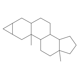3a(2)H-Cycloprop[2,3]androst-2-ene, dihydro- Structure