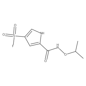 5-[(Propan-2-yloxy)carbamoyl]-1h-pyrrole-3-sulfonyl fluoride Structure