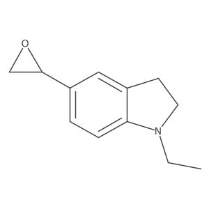 1-ethyl-5-[(2S)-oxiran-2-yl]-2,3-dihydro-1H-indole Structure
