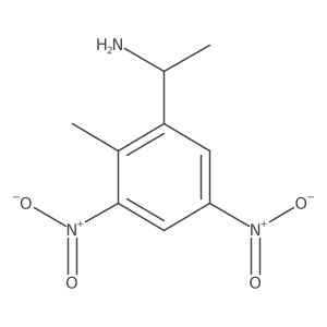 (1S)-1-(2-methyl-3,5-dinitrophenyl)ethan-1-amine Structure
