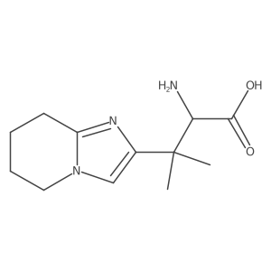 2-amino-3-{5H,6H,7H,8H-imidazo[1,2-a]pyridin-2-yl}-3-methylbutanoic acid结构式