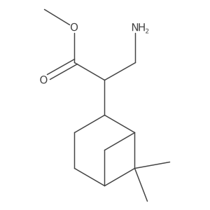 Methyl 3-amino-2-{6,6-dimethylbicyclo[3.1.1]heptan-2-yl}propanoate Structure