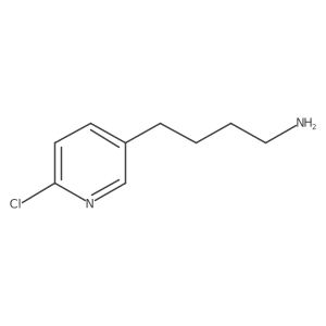 4-(6-Chloropyridin-3-yl)butan-1-amine结构式
