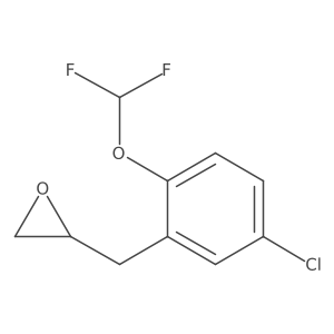 2-{[5-Chloro-2-(difluoromethoxy)phenyl]methyl}oxirane Structure