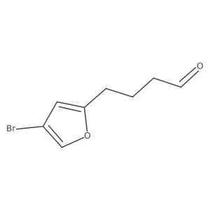 4-(4-Bromofuran-2-yl)butanal结构式