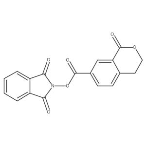 1,3-dioxo-2,3-dihydro-1H-isoindol-2-yl 1-oxo-3,4-dihydro-1H-2-benzopyran-7-carboxylate结构式