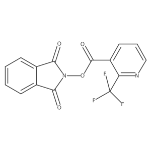 1,3-dioxo-2,3-dihydro-1H-isoindol-2-yl 2-(trifluoromethyl)pyridine-3-carboxylate Structure