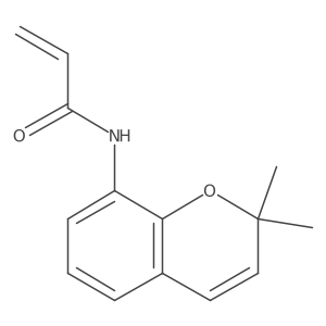 N-(2,2-Dimethylchromen-8-yl)prop-2-enamide Structure