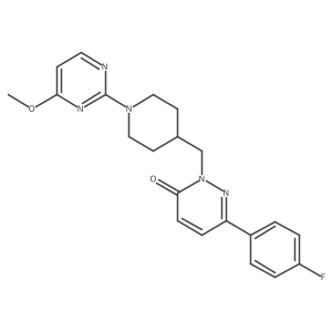 6-(4-Fluorophenyl)-2-{[1-(4-methoxypyrimidin-2-yl)piperidin-4-yl]methyl}-2,3-dihydropyridazin-3-one结构式
