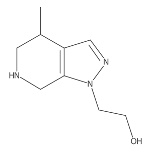 2-{4-methyl-1H,4H,5H,6H,7H-pyrazolo[3,4-c]pyridin-1-yl}ethan-1-ol Structure