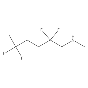 Methyl(2,2,5,5-tetrafluorohexyl)amine结构式