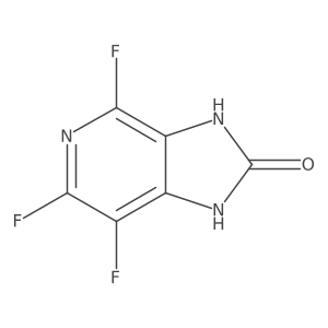 4,6,7-Trifluoro-1,3-dihydro-2H-imidazo[4,5-c]pyridin-2-one结构式