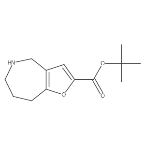 tert-butyl 4H,5H,6H,7H,8H-furo[3,2-c]azepine-2-carboxylate结构式