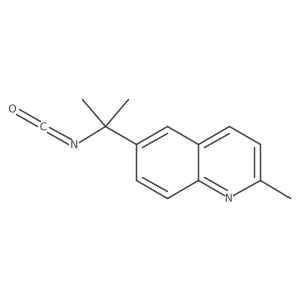 6-(2-Isocyanatopropan-2-yl)-2-methylquinoline结构式