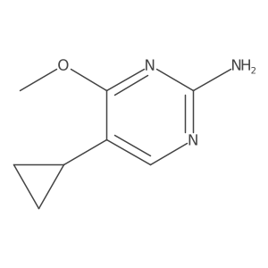 5-cyclopropyl-4-methoxy-2-Pyrimidinamine Structure