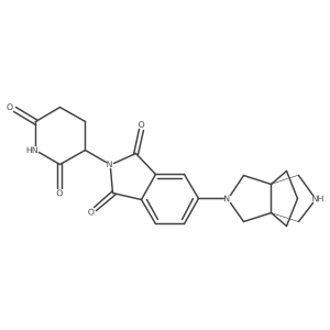 5-{3,7-diazatricyclo[3.3.3.0,1,5]undecan-3-yl}-2-(2,6-dioxopiperidin-3-yl)-2,3-dihydro-1H-isoindole-1,3-dione结构式