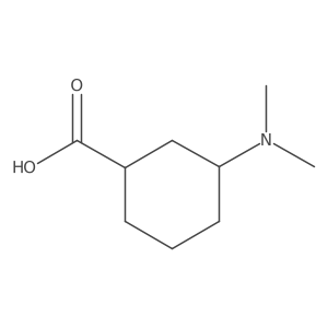 cis-3-(Dimethylamino)cyclohexane-1-carboxylic acid结构式
