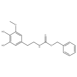 benzyl N-[2-(3,4-dihydroxy-5-methoxyphenyl)ethyl]carbamate结构式