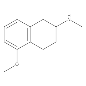 (5-Methoxy-1,2,3,4-tetrahydro-naphthalen-2-yl)-methyl-amine Structure