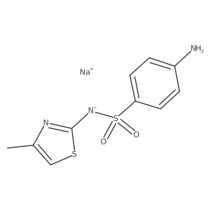 Sulfamethylthiazole sodium结构式