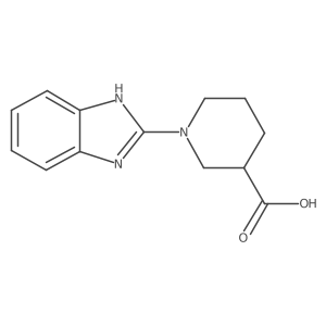 1-(1H-benzo[d]imidazol-2-yl)piperidine-3-carboxylic acid Structure