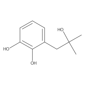 3-(2-Hydroxy-2-methylpropyl)benzene-1,2-diol Structure