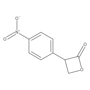 3-(4-Nitrophenyl)oxetan-2-one Structure
