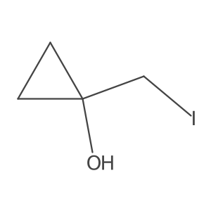 1-(Iodomethyl)cyclopropanol Structure