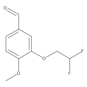 3-(2,2-Difluoroethoxy)-4-methoxybenzaldehyde结构式