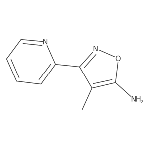 4-Methyl-3-(pyridin-2-yl)-1,2-oxazol-5-amine结构式