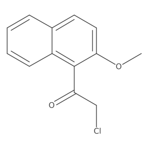 2-Chloro-1-(2-methoxynaphthalen-1-yl)ethan-1-one Structure
