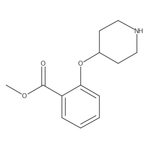 Methyl 2-(piperidin-4-yloxy)benzoate Structure