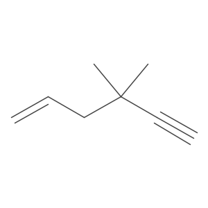 4,4-Dimethylhex-1-en-5-yne结构式