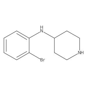 N-(2-bromophenyl)piperidin-4-amine Structure