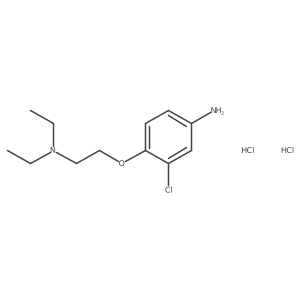 3-Chloro-4-[2-(diethylamino)ethoxy]aniline dihydrochloride Structure