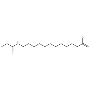 12-(2-Iodoacetylamino)dodecanoic acid Structure