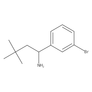 (I+/-S)-3-Bromo-I+/--(2,2-dimethylpropyl)benzenemethanamine结构式