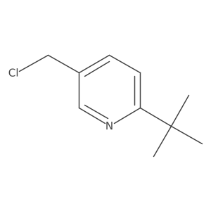 2-Tert-butyl-5-(chloromethyl)pyridine Structure