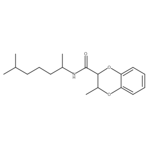 3-methyl-N-(6-methylheptan-2-yl)-2,3-dihydro-1,4-benzodioxine-2-carboxamide Structure